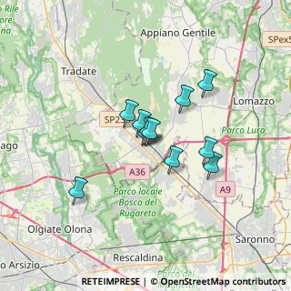 Mappa Via Sant'Alessandro Martire, 22076 Mozzate CO, Italia (2.28818)