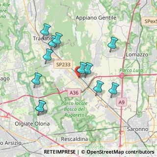 Mappa Via Sant'Alessandro Martire, 22076 Mozzate CO, Italia (3.92833)