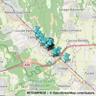 Mappa Via Sant'Alessandro Martire, 22076 Mozzate CO, Italia (0.5695)