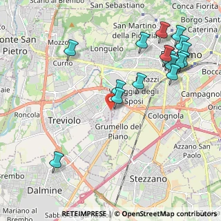 Mappa Via Galileo Galilei, 24048 Treviolo BG, Italia (2.47471)