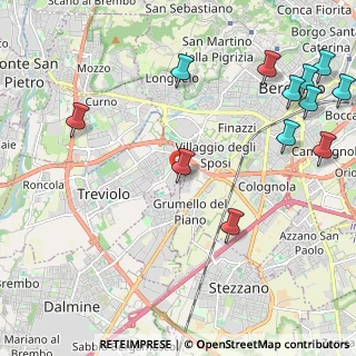 Mappa Via Galileo Galilei, 24048 Treviolo BG, Italia (2.83417)