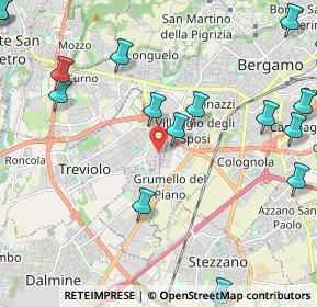 Mappa Via Galileo Galilei, 24048 Treviolo BG, Italia (2.94313)