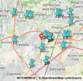Mappa Via Galileo Galilei, 24048 Treviolo BG, Italia (2.06158)
