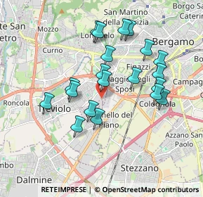 Mappa Via Galileo Galilei, 24048 Treviolo BG, Italia (1.681)