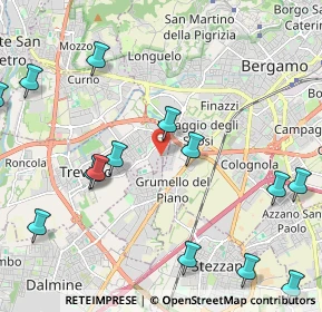 Mappa Via Galileo Galilei, 24048 Treviolo BG, Italia (2.794)