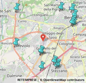 Mappa Via Galileo Galilei, 24048 Treviolo BG, Italia (2.715)