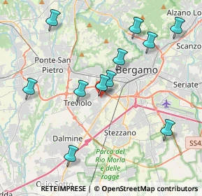 Mappa Via Galileo Galilei, 24048 Treviolo BG, Italia (4.16273)