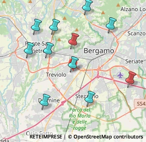 Mappa Via Galileo Galilei, 24048 Treviolo BG, Italia (4.33)