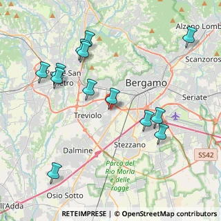 Mappa Via Galileo Galilei, 24048 Treviolo BG, Italia (4.41077)