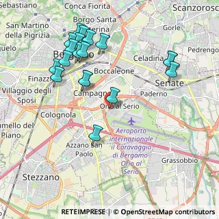 Mappa Via Europa, 24050 Orio al Serio BG, Italia (2.186)