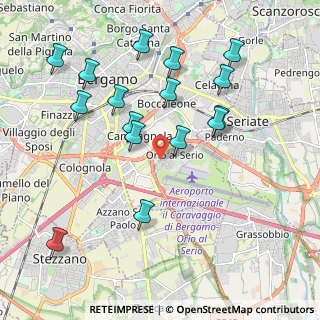 Mappa Via Papa Giovanni XXIII, 24050 Orio al Serio BG, Italia (2.08188)
