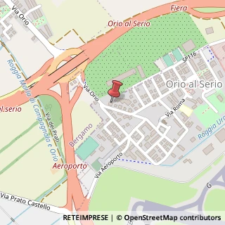 Mappa Via Papa Giovanni XXIII, 44, 24050 Orio al Serio, Bergamo (Lombardia)