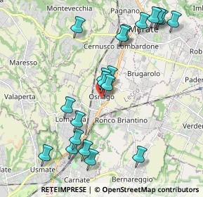 Mappa Via Trento, 23875 Osnago LC, Italia (2.191)