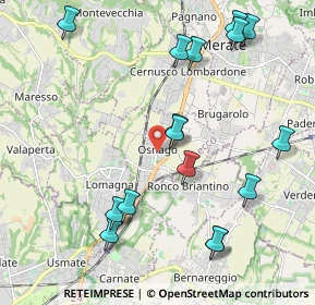Mappa Via Trento, 23875 Osnago LC, Italia (2.3325)