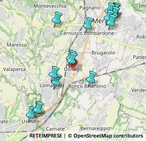 Mappa Via Trento, 23875 Osnago LC, Italia (2.44765)