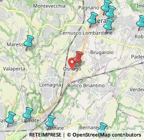 Mappa Via Trento, 23875 Osnago LC, Italia (3.13545)