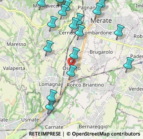 Mappa Via Trento, 23875 Osnago LC, Italia (2.5845)