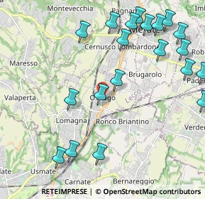 Mappa Via Trento, 23875 Osnago LC, Italia (2.585)