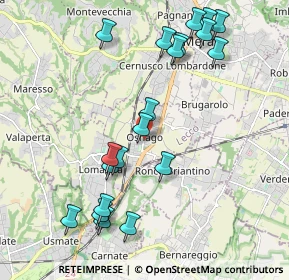 Mappa Via Trento, 23875 Osnago LC, Italia (2.2035)