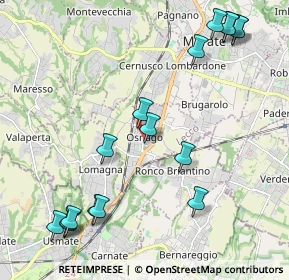 Mappa Via Trento, 23875 Osnago LC, Italia (2.57588)