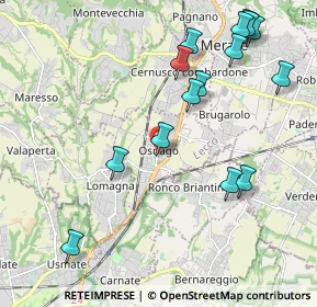 Mappa Via Trento, 23875 Osnago LC, Italia (2.33733)