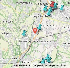 Mappa Via Trento, 23875 Osnago LC, Italia (2.82923)