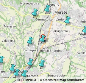 Mappa Via Trento, 23875 Osnago LC, Italia (2.8625)