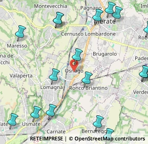 Mappa Via Trento, 23875 Osnago LC, Italia (2.91765)