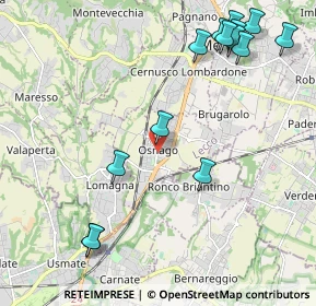 Mappa Via Trento, 23875 Osnago LC, Italia (2.58714)