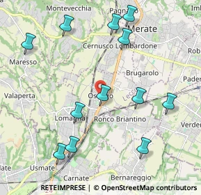 Mappa Via Trento, 23875 Osnago LC, Italia (2.30333)