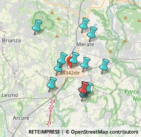 Mappa Via Trento, 23875 Osnago LC, Italia (2.95538)