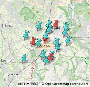 Mappa Via Trento, 23875 Osnago LC, Italia (2.75789)