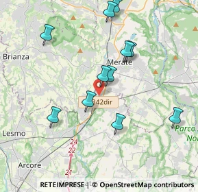Mappa Via Trento, 23875 Osnago LC, Italia (3.78545)