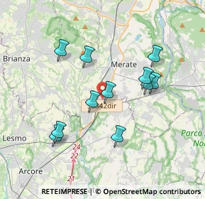 Mappa Via Trento, 23875 Osnago LC, Italia (3.36091)