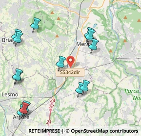 Mappa Via Trento, 23875 Osnago LC, Italia (5.14071)