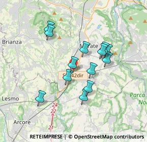 Mappa Via Trento, 23875 Osnago LC, Italia (3.02923)