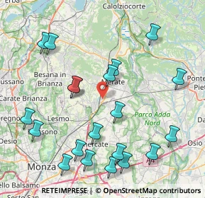 Mappa Via Trento, 23875 Osnago LC, Italia (9.4225)