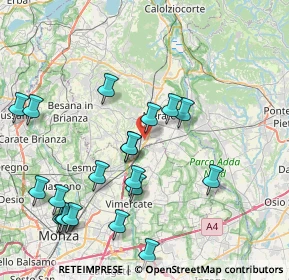 Mappa Via Trento, 23875 Osnago LC, Italia (9.096)