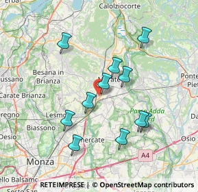 Mappa Via Trento, 23875 Osnago LC, Italia (6.68545)
