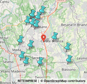 Mappa Via V. Alfieri, 20843 Verano Brianza MB, Italia (4.18)