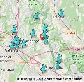 Mappa Via XXV Aprile, 21054 Fagnano Olona VA, Italia (4.07267)