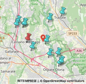 Mappa Via XXV Aprile, 21054 Fagnano Olona VA, Italia (4.02462)