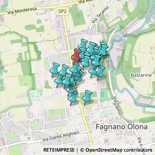 Mappa Via XXV Aprile, 21054 Fagnano Olona VA, Italia (0.25667)