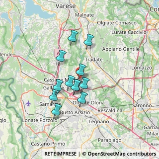 Mappa Via XXV Aprile, 21054 Fagnano Olona VA, Italia (5.33833)