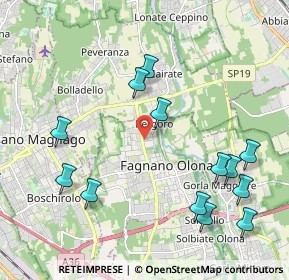 Mappa Via XXV Aprile, 21054 Fagnano Olona VA, Italia (2.32538)