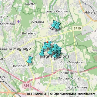 Mappa Via XXV Aprile, 21054 Fagnano Olona VA, Italia (1.07667)