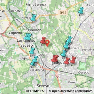 Mappa Via Cavallina, 20821 Meda MB, Italia (2.04938)