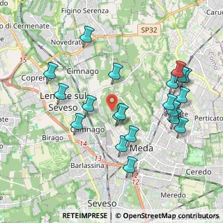 Mappa Via Cavallina, 20821 Meda MB, Italia (2.0415)