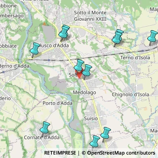 Mappa Via Moro Aldo, 24030 Solza BG, Italia (2.59636)