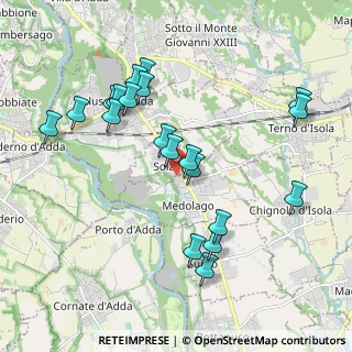 Mappa Via Moro Aldo, 24030 Solza BG, Italia (2.0115)